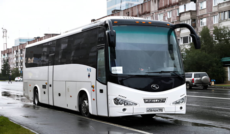 Kinglong bus for Ajman airport transfer